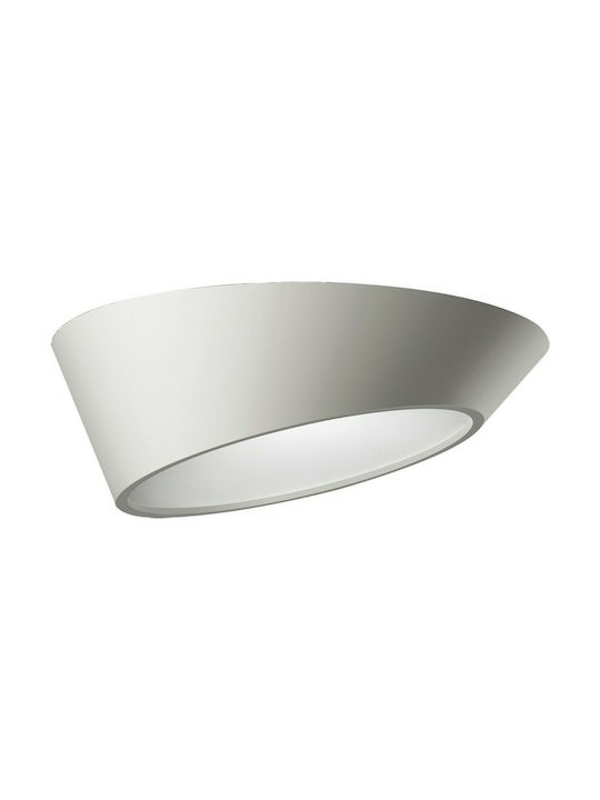 VK Lighting VK/04418CE/W/W/60 Μοντέρνα Μεταλλική Πλαφονιέρα Οροφής σε Λευκό χρώμα 60cm
